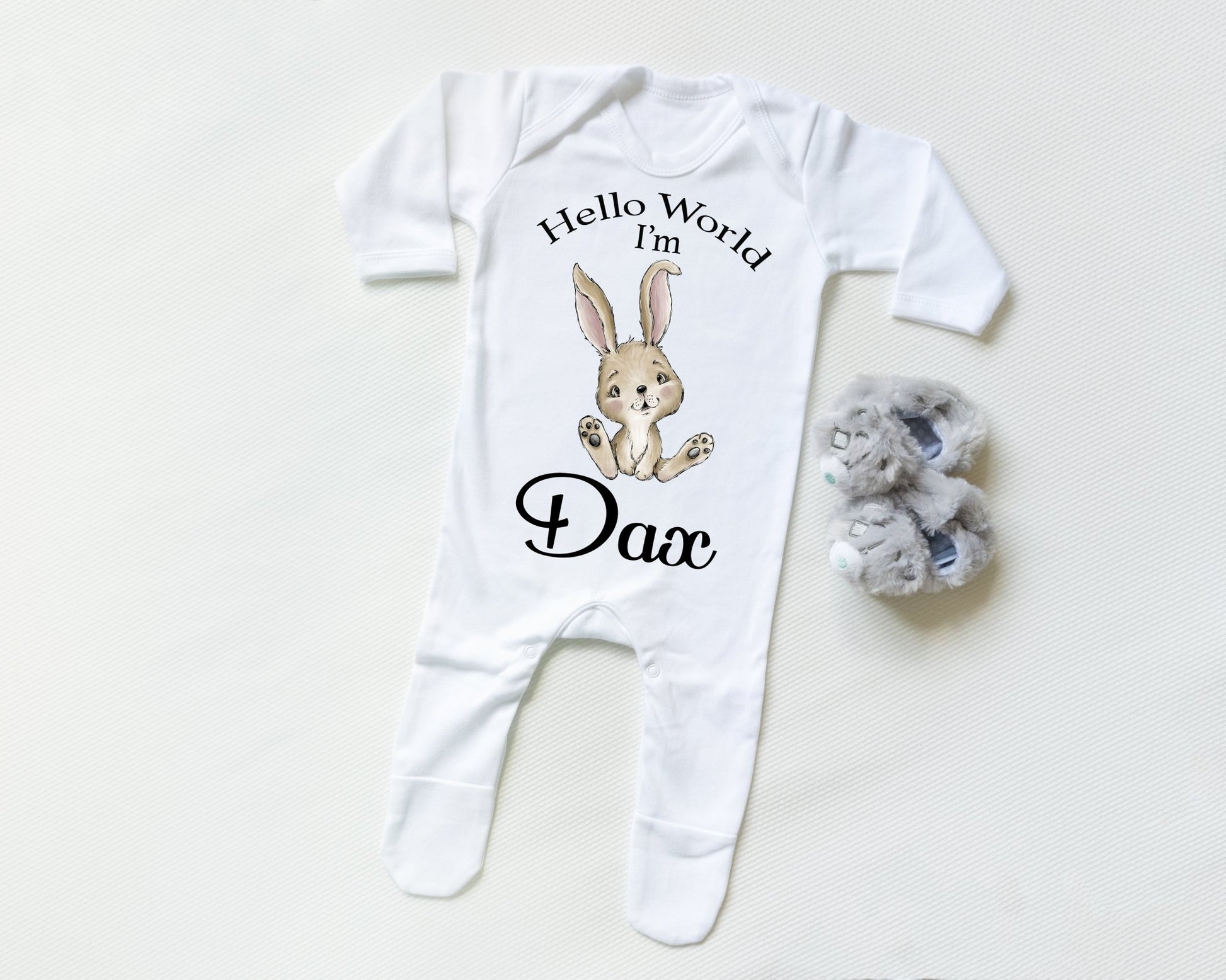 Hello world Rabbit Boy - Sleepsuit