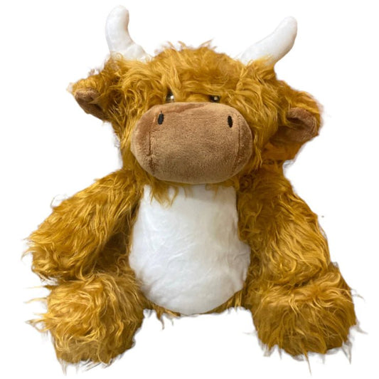 Highland Cow Teddy Bear Personalised Teddy