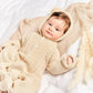 Hooded Knitted Pramsuit Taupe