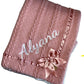 Huxley Baby Blanket Dusky Pink