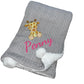 Huxley Baby Blanket Giraffe Design & Name