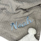 Huxley Baby Blanket Grey