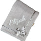 Huxley Baby Blanket Grey