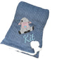 Huxley Baby Blanket Sheep Design & Name