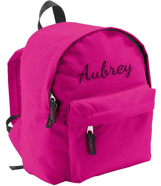Junior Rider personalised Backpack with Name - various colours
