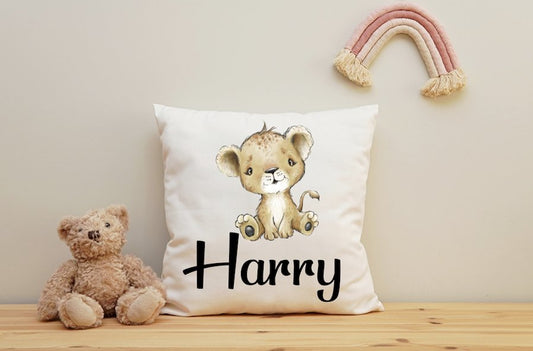 Lion Boy Cushion - 40x40cm