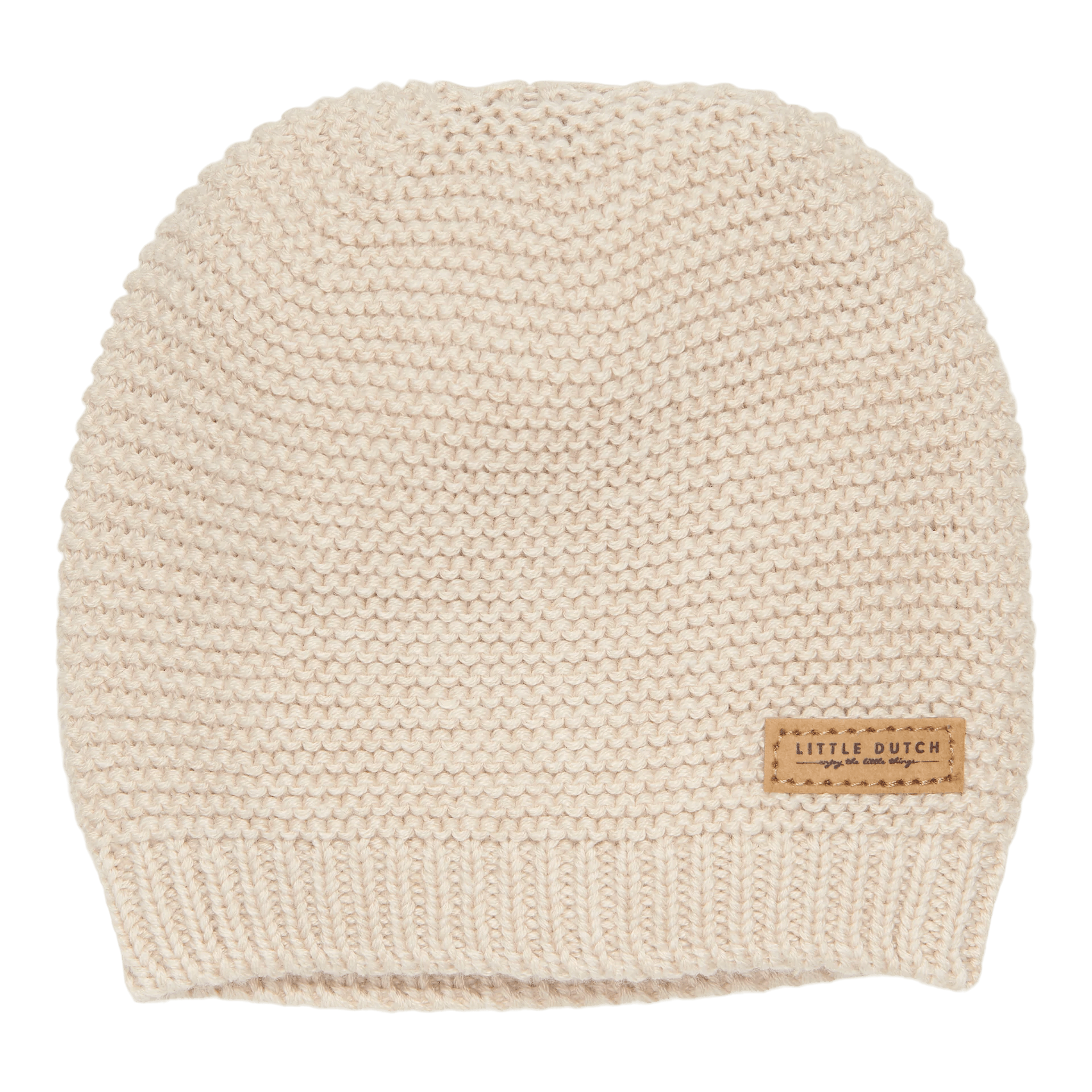 Little Dutch Knitted baby cap Sand