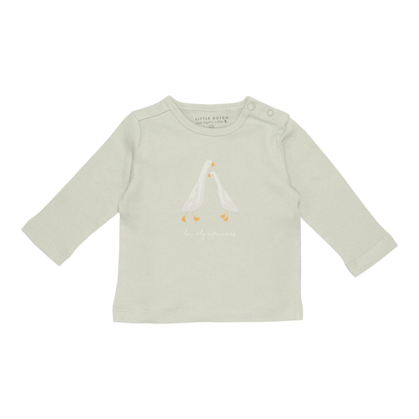 Little Dutch T-shirt long sleeves Little Goose Lovely Memories Olive