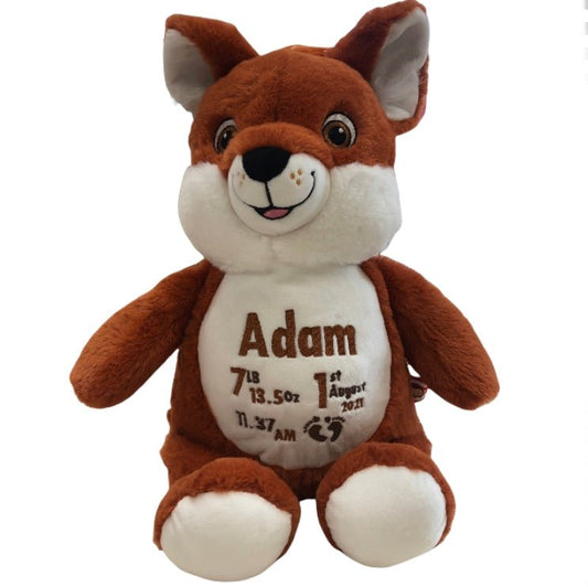 Makkapitew Fox signature Personalised Teddy