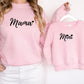 Matching Mini & Mama Mummy Personalised Jumpers design 6 - Various Colours