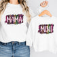 Matching Mini & Mama Mummy Personalised Jumpers mama - Various Colours