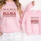 Matching Mini & Mama Mummy Personalised Jumpers triple - Various Colours