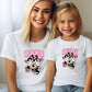 Matching Mini & Mama Mummy Personalised T-Shirts Mini - Various Colours