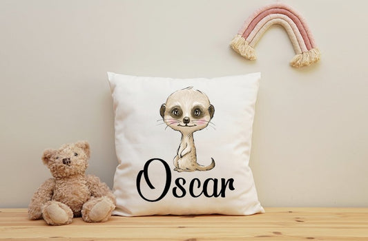 Meercat Boy Cushion - 40x40cm