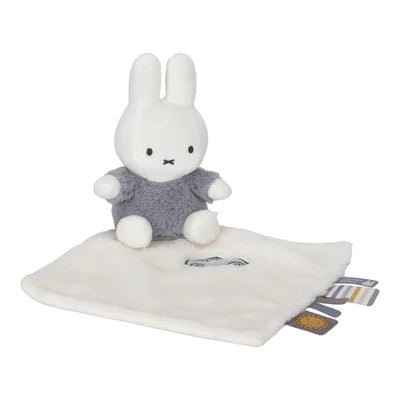 Miffy Cuddle Cloth Fluffy - Blue by Little Dutch
