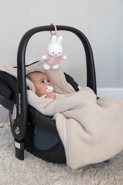 Miffy Hanging toy Fluffy - Pink by Little Dutch