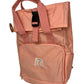 Mini Twin Handle Roll-Top Backpack - Rainbow Design