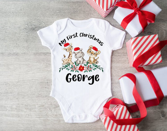 My First Christmas Vest - Trio