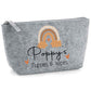 Nappy and Wipes storage bag with Rainbow