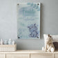 Nursery Birth Block Glass Wall Panel - Hippo