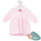 Pearl Button Baby Coat Pink