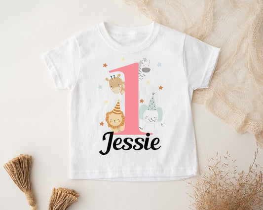 Personalised 1st birthday T-Shirt