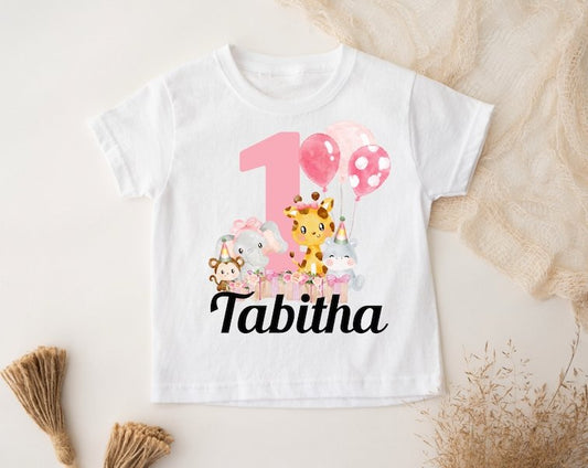 Personalised 1st birthday T-Shirt