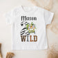 Personalised Birthday T-Shirt Two Wild age 2