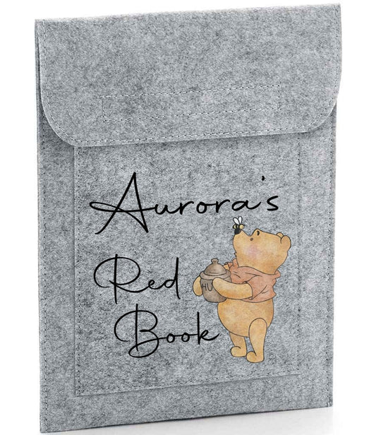 Personalised Child Health Record folder - Winnie the Pooh