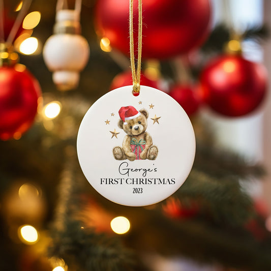 Personalised Christmas Bauble - Design 4