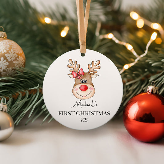 Personalised Christmas Bauble - Design 6