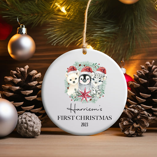 Personalised Christmas Bauble - Design 7