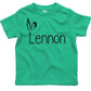 Personalised Easter T-Shirt Bunny Ears - Various T-shirt Colours