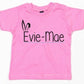 Personalised Easter T-Shirt Bunny Ears - Various T-shirt Colours