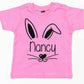 Personalised Easter T-Shirt Bunny - Various T-shirt Colours