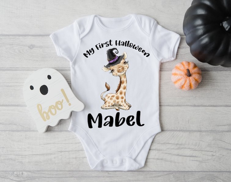 Personalised Halloween Vest - GIRAFFE