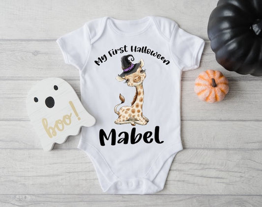 Personalised Halloween Vest - GIRAFFE
