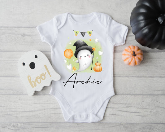 Personalised Halloween Vest - Halloween Ghost design
