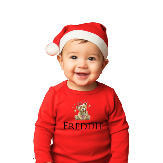 Personalised Long Sleeve T-shirt Christmas Design 1