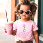 Pink Bunny Personalised Birthday T-Shirt - Choose your age