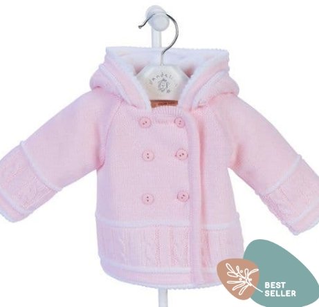 Pink knitted Baby Jacket