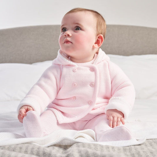 Pink knitted Baby Jacket