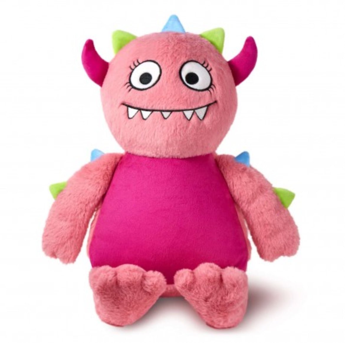Pink Monster Personalised Teddy