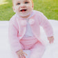 Pink Pom Pom Knitted Set