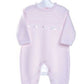 Pink Satin Bow Knitted Onesie