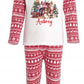 Polar Express 1 Personalised Red Christmas Print Pyjamas