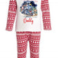 Polar Express 2 Personalised Red Christmas Print Pyjamas