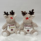 Reindeer mini personalised teddy