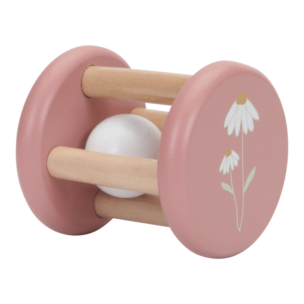 Roller Rattle By Little Dutch - Pink