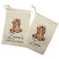 Safari animal design Personalised Storage bag medium size